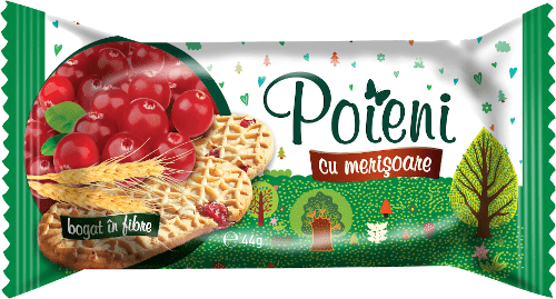 Poieni Sweet Biscuits with cranberry and fiber 44g